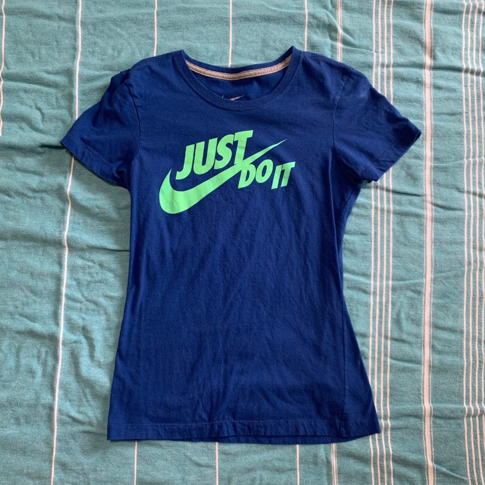 Nike Just Do It logo fitted t-shirt
